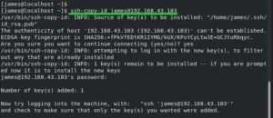 linux ssh keygen still prompts for password